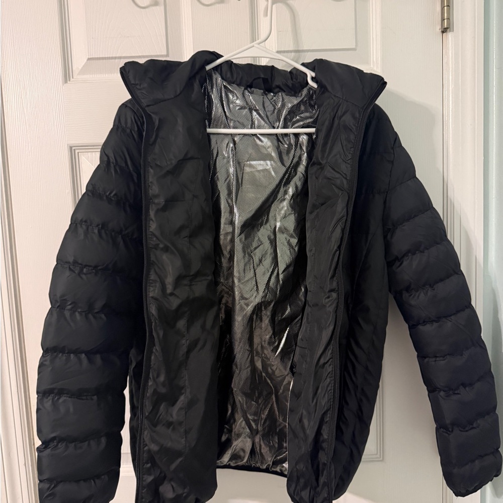 Heated Jacket With Removable Hood